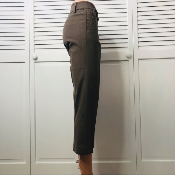 ANN TAYLOR LOFT Light Brown Marisa Cropped Pants Size 6 - Picture 4 of 9